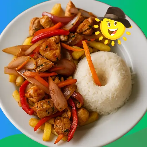 LOMITO SALTADO DE POLLO