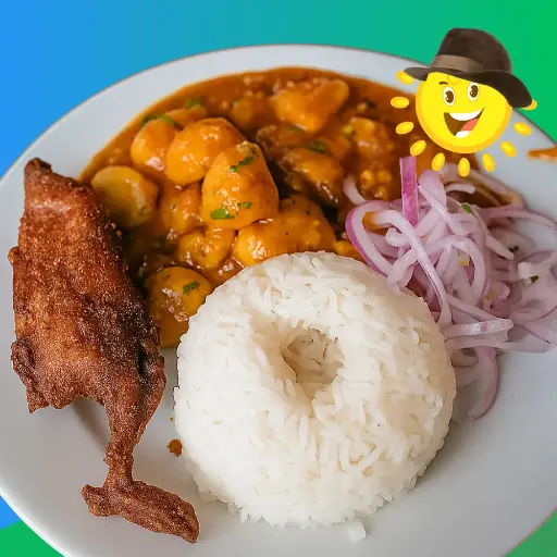 AJIACO DE CUY (1/4 CUY)